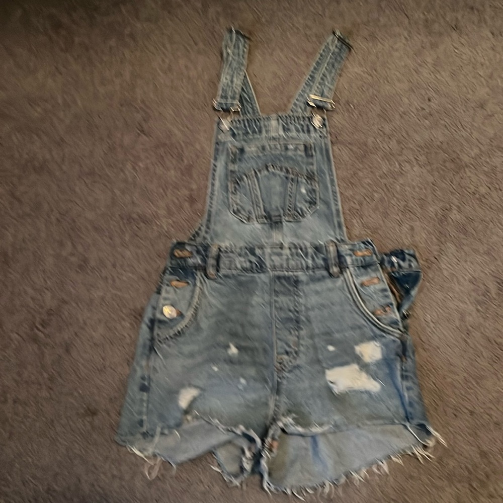 Woman’s Jean Overall Shorts - Size 2